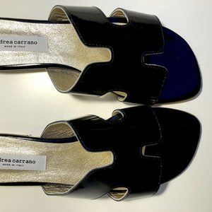 Brand New Patent Leather H-Sandals/Slides